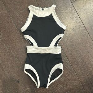 Kids Black and White Dance Costume